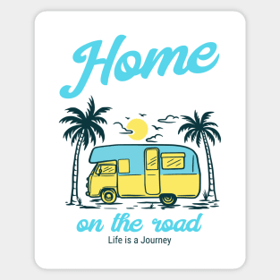 Home on the road Sticker